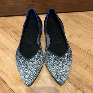 Rothy’s Slate Metallic Points - Size 9 - VGUC